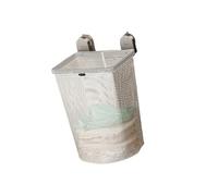 FHGSPQWM Panier à linge pliable à ventouse avec cadre en acier au carbone pour vêtements sales