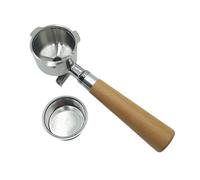 FHGSPQWM Panier filtrant professionnel de 51 mm avec fond pour machine à expresso efficace pour la maison et le café, poignée ergonomique