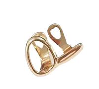 FHGSPQWM Piercing double ton en laiton et acier inoxydable, léger, robuste, sophistiqué pour un usage quotidien, accessoire bicolore, taille unique, Comme décrit, Comme décrit.