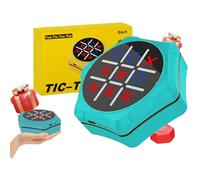 FHGSPQWM Plateau multi-jeux portable et sûr avec ticket et dames pour les réunions de famille, les voyages et l'apprentissage, jeu en plein air