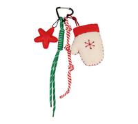 FHGSPQWM Porte-clés en corde tressée pour sac à main, sac à main, décoration de sac à main, accessoires de sac à main, Gants de Noël