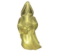 FHGSPQWM Sculpture fantomatique d'Halloween en forme de crâne - Décoration de bureau pour les fêtes de fin d'année - Décoration d'intérieur et d'extérieur