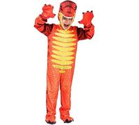 FHGSPQWM Tenue de tricératops réaliste pour enfants de 4 à 12 ans - Costume d'archosaure d'Halloween