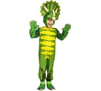 FHGSPQWM Tenue de tricératops réaliste pour enfants de 4 à 12 ans - Costume d'archosaure d'Halloween