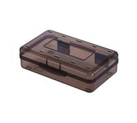 FHGSPQWM Trousse à crayons transparente résistante à l'eau - Boîte de rangement pour stylos rigides - Organisateurs de marqueurs artistiques colorés en polypropylène transparent pour artistes, D
