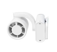 FHGSPQWM Ventilateur silencieux à clip avec indicateurs de chiffres, option de vitesse, rechargeable par USB, pour bureau, usage domestique, petit ventilateur à clip