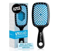 FHI Heat UNbrush Brosse démêlante pour un brossage sans douleur sur tous les types de cheveux humides ou secs - Poils antistatiques DuoFlex durables, poignée légère, brosse à cheveux ventilée, océan