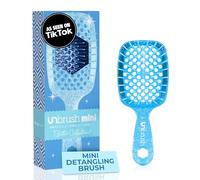 FHI Heat UNbrush Mini brosse démêlante pour un brossage sans douleur sur tous les types de cheveux humides ou secs - Poils Duoflex antistatiques durables, poignée légère, mini brosse à cheveux