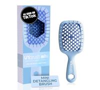 FHI Heat UNbrush Mini brosse démêlante pour un brossage sans douleur sur tous les types de cheveux humides ou secs - Poils Duoflex antistatiques durables, poignée légère, mini brosse à cheveux