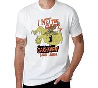 FHIAYRX I Met The of Oakhaven and Lived T-Shirt Graphics Round Collar Men's Cotton