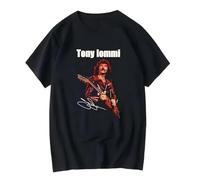 FHIAYRX Popular Tony Iommi Tour for Fans Sleeves Vintage Washed Streetwear Unisex Stylish Breathable t-Shirt
