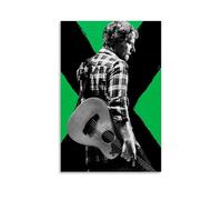 FHILTNMWC Ed Poster Sheeran Singer Album Couverture Vintage Musique Affiche Impression Peinture pour Chambre Toile Art Mural Esthétique Décoratif 30 x 45 cm (12 x 18 pouces) Sans Cadre Style