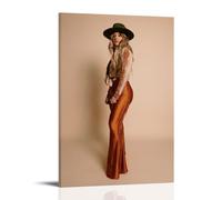 FHILTNMWC Lainey Poster imprimé sur toile pour chambre à coucher avec couverture d'album Wilson Country Singer - 30 x 45 cm - Style cadre
