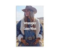 FHILTNMWC Lainey Poster imprimé sur toile pour chambre à coucher Wilson Country Singer - Couverture d'album vintage - Décoration murale - 50 x 75 cm - Style sans cadre