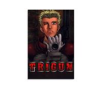 FHILTNMWC Poster imprimé sur toile de la série télévisée vintage animée Trigun minimaliste pour chambre à coucher - Art mural esthétique et décoratif - 30 x 45 cm - Style sans cadre