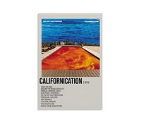 FHILTNMWC Red Hot Poster Chili Peppers Rock Band Couverture de l'album Impression sur toile pour chambre à coucher Décoration murale 30 x 45 cm Sans cadre