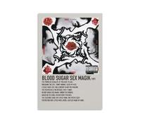 FHILTNMWC Red Hot Poster Chili Peppers Rock Band Couverture de l'album Impression sur toile pour chambre à coucher Art mural esthétique 40 x 60 cm Sans cadre