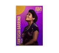 FHILTNMWC The Color Poster Purple Period Drama Vintage Movie Poster Encadré Toile Cadre en Bois Maison Chambre Garage Art Déco 30 x 45 cm Sans Cadre
