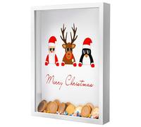 FHISKUNYU Cadre 3D Maman 32x22.5 cm - Cadre Photo Personnalisé pour Fête des Mères, Boîte à Fleur Personnalisée avec Support Mural et Tableau, sans Fleurs Séchées - MDF et Acrylique