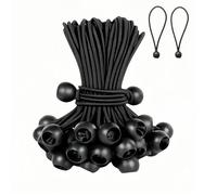 FHISKUNYU Lot de 30 tendeurs à boule, tendeur de tissu imperméable super durable. Très approprié pour les tentes, le camping, les bâches et l'utilisation en extérieur