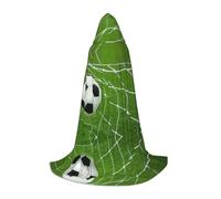 FHIZOAL Cape à capuche verte pour adolescents, sorcière, vampires, faucheuse, fêtes à thème, comic con