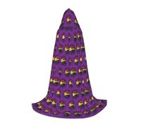 FHIZOAL Jamaica Tropic-Standard-Scale-4_00x Cape à capuche pour adolescents Déguisement de fête à thème Cosplay Carnaval Sorcière Vampires Costume