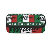 FHIZOAL Milan, Italie Trousse à crayons Papeterie Pochette de Rangement Grande Capacité Enseignant Collège Travail, Noir , Taille unique, Classique