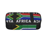 FHIZOAL Trousse à crayons Afrique du Sud - Grande capacité - Pour enseignant, université, travail, Noir , One Size, Classique