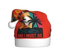 FHIZOAL We'Re Going To Florida Chapeau décoratif de Noël pour adulte Chapeau en peluche doux et léger Fête du Nouvel An Vacances