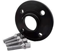 fhjwqronte Adaptateur de moyeu automobile Adaptateurs de roue entretoises élargissant 4X100 Cb 57.1 4, pour voiture à trous pour Volkswagen pour Old Style Separadore Bolt M12x1.5(BLACK 1 piece 15mm)
