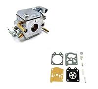 fhjwqronte Carburateur Carb 25cc Tronçonneuse, for Zenoah, G2500 2500 STIGA, for Alpina, Ama Anova STERWINGS Top Handle Pruner Saw Couvercle d'objectif de phare de voiture(Carb and Repair Kit)