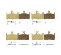 fhjwqronte for Hope Tech 3 V4 E4 VTT vélo Plaquettes de Frein pièces Accessoires, résine métal VTT vélo hydraulique Disque plaquette de Frein Vilebrequin de Moteur de Tondeuse à Gazon(4pcs Metal)