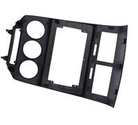 fhjwqronte Panneau stéréo Radio 10,1 Pouces, Cadre d'autoradio, for Caliber 2007-2010 2 Din Audio Android Player Fascia Dash Mount Trim Kit GPS DVD Cadre d'affichage Audio Automatique(Schwarz)