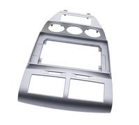 fhjwqronte Panneau stéréo Radio 10,1 Pouces, Cadre d'autoradio, for Caliber 2007-2010 2 Din Audio Android Player Fascia Dash Mount Trim Kit GPS DVD Cadre d'affichage Audio Automatique(Silver)