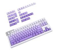 Fhkpsqkcn Lot de 125 touches ergonomiques résistantes à la décoloration pour les amateurs de clavier mécanique
