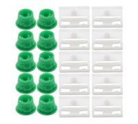 Fhkpsqkcn Lot de 20 clips de fixation pour seuils latéraux de voiture, avec œillets, pour E32, E46, E90, 51711932996