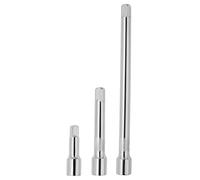 Fhkpsqkcn Lot de 3 rallonges de clé à cliquet 1/2" 75/125/250 mm Barres longues Électroplation de surface Classe professionnelle