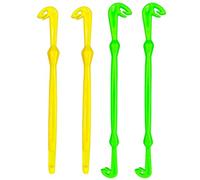 Fhkpsqkcn Lot de 4 crochets de pêche Easy Hook Loop Tyer Disgorger Tool