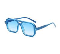 FHKQMLFQ Lunettes de Soleil masculines UV400 Nuances de Protection Lobes Noirs Jaunes Grands oculaires