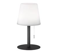 FHL easy! Lampe de table sans fil Garden - Interrupteur à tirette - Luminosité réglable en 2 niveaux - RVB en continu - Durée d'éclairage jusqu'à 16 h - 1 LED 2 + 0,8 W - 180 lumens - 3000 K - Blanc