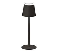 FHL easy! Lampe de table Tropea avec 1 LED 2,5 W avec - 270 lm - 3000 K - Blanc sable - Noir sable - Intensité variable en continu (noir sable)