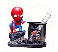 Fhlprte Pot à Crayons Spider-man,Porte-stylo Spider-man,boîte de rangement décorative pour bureau,Collections créatives de bureau,Décoration pour fans et idée cadeau