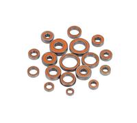 FHMKJORHP Roulements Hybrides en céramique et Acier Inoxydable, Lot de 6 ou 10 pièces, S623, S624, S625, S606, C, 2OS, 2RS, ABEC-7(S623c-2os 3x10x4mm,10pcs)