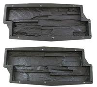 FHONYX 2 PCS Moules à béton, Pierre de façade, 52x19cm, KIT décoration Murale, Réutilisable, coulage, à Utiliser Seul