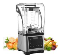 FHRKA Blender Professionnel avec insonorisation, mixeur à Smoothies Haute Vitesse, Blender de comptoir Professionnel 2200 W avec écran Tactile