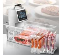 FHRKA Cuiseur sous Vide, mijoteuse, thermoplongeur avec écran LCD, 2000 W, température réglable