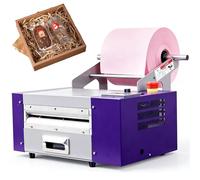 FHRKA Déchiqueteuse électrique 40W pour Papier Raphia à Coupe Zigzag, Machine à découper Le Papier froissé, déchiqueteuse à Gazon Lafite