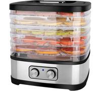 FHRKA Déshydrateur Alimentaire électrique 240W, séchoir à Fruits de Grande capacité à 5 Plateaux, sûr, Facile à Nettoyer, avec minuterie et contrôle du Thermostat