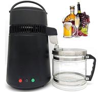 FHRKA Distillerie d;Eau en Acier Inoxydable 304 750 W - Purificateur d;Eau Domestique avec Double Bouton, distillateur et Filtre à Charbon.