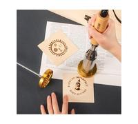 FHRKA Fer à marquer personnalisé, Timbre à Burger Logo personnalisé électrique Timbres Chauffants pour Hamburgers/Steaks en Bois Barbecue Pain gâteau Toast